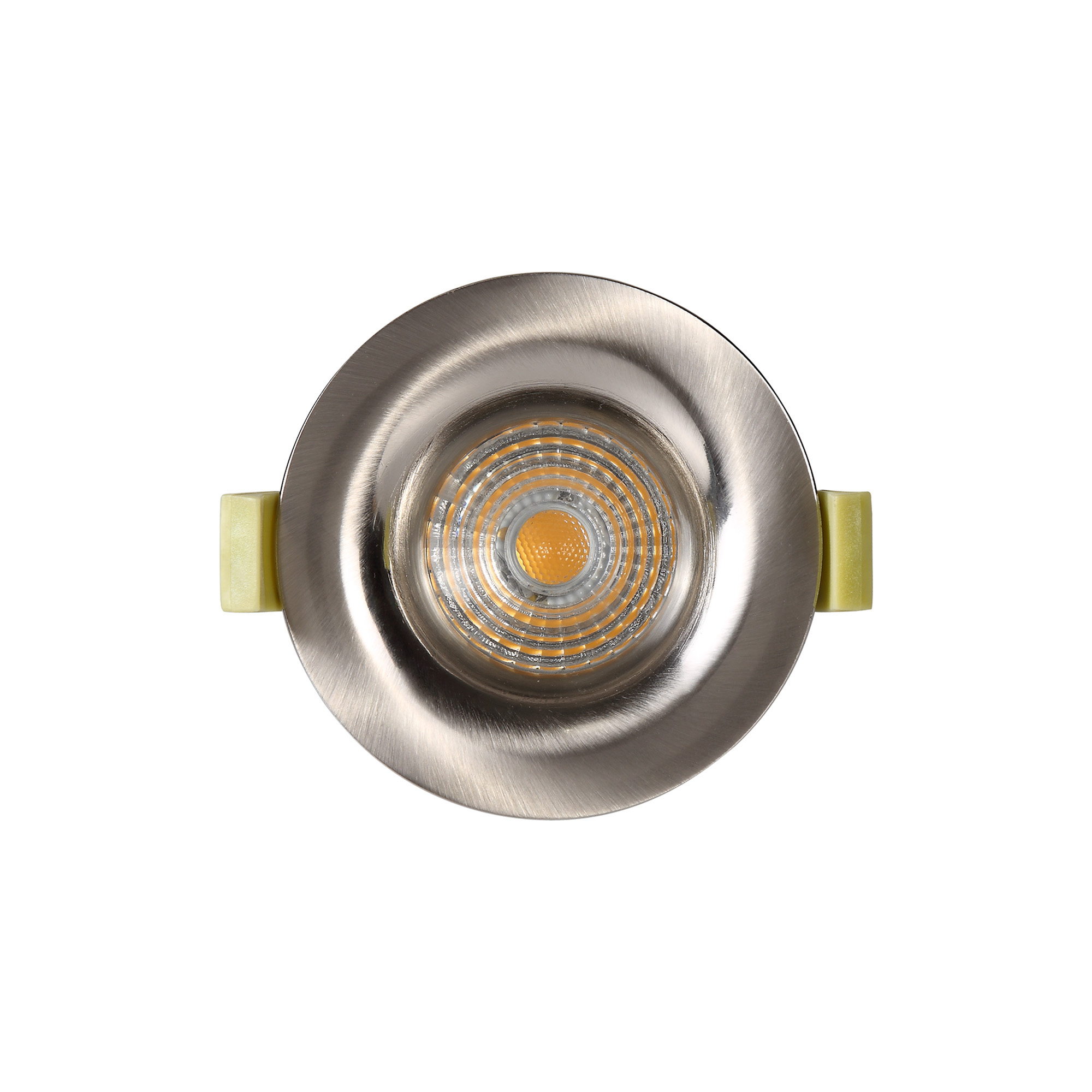 Bruve GU10 Recessed Round Satin Nickel IP65 Downlighter, Cut-Out 68mm DX200403  Dlux Bruve IP65